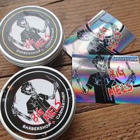 Stickers from Big Mel’s Barbershop